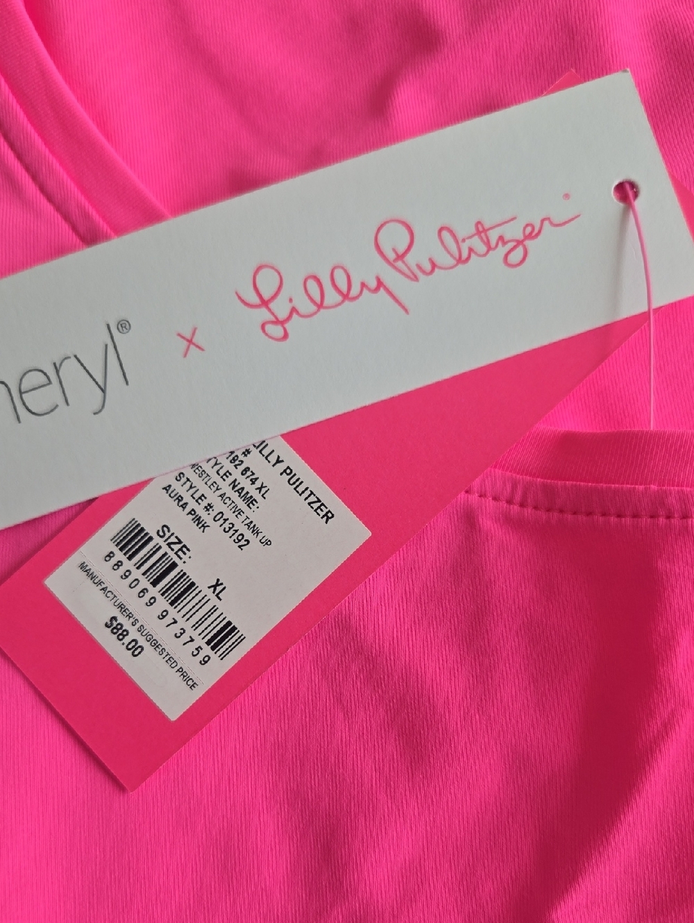 Lilly Pulitzer Westley Tank UPF 50+ - Picture 6 of 9